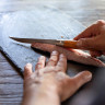 Нож филейный OPINEL №12, нержавеющая сталь, рукоять оливковое дерево 002564